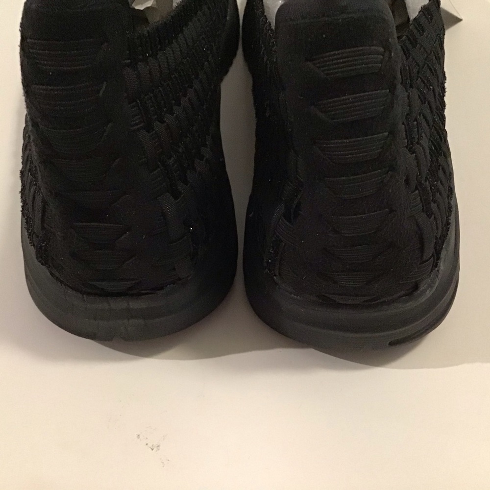 Shoes 8 Flats Black Woven Stretch Sparkle NWT - Picture 2 of 4